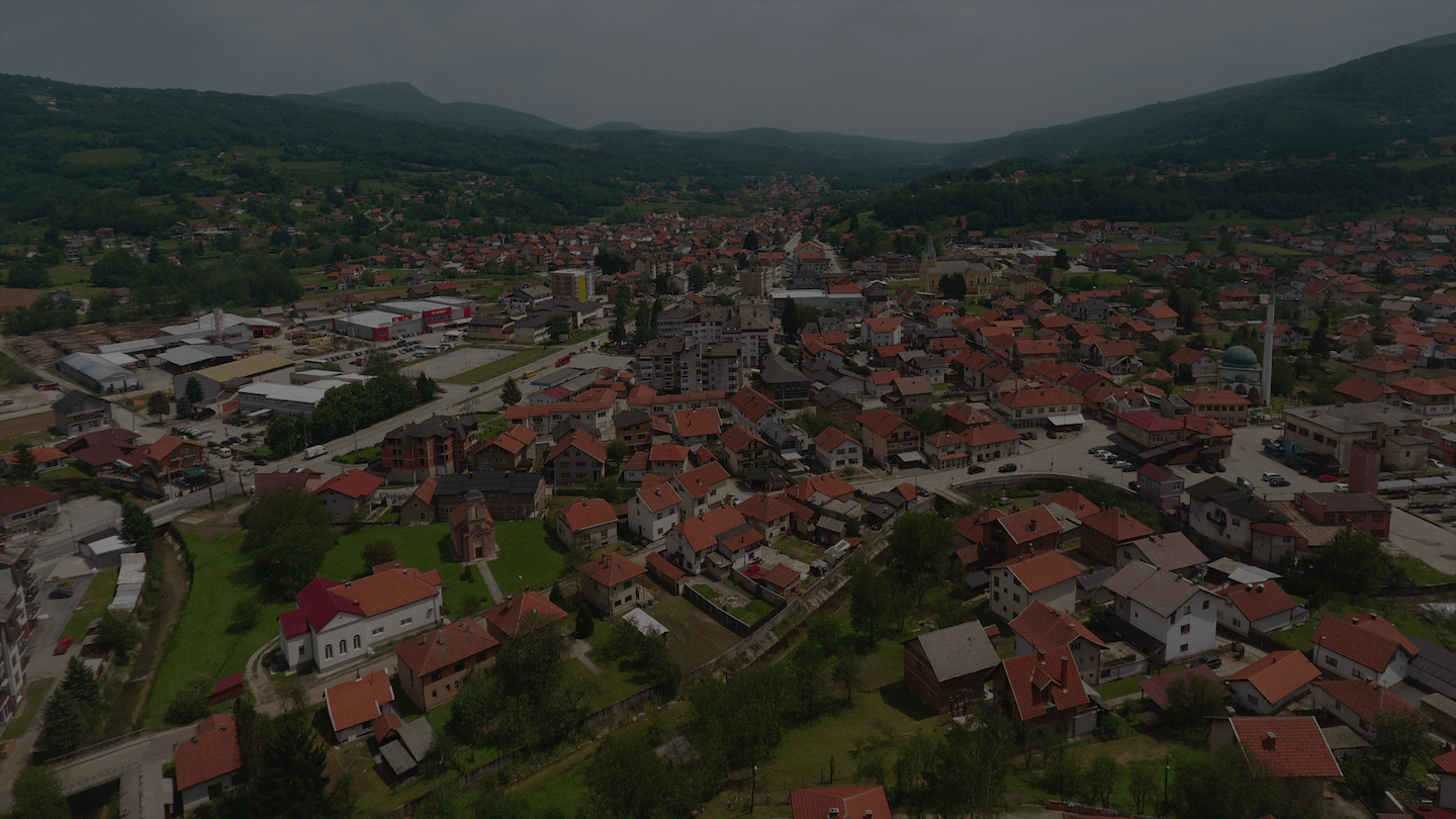 Busovaca dron panorama ljeto